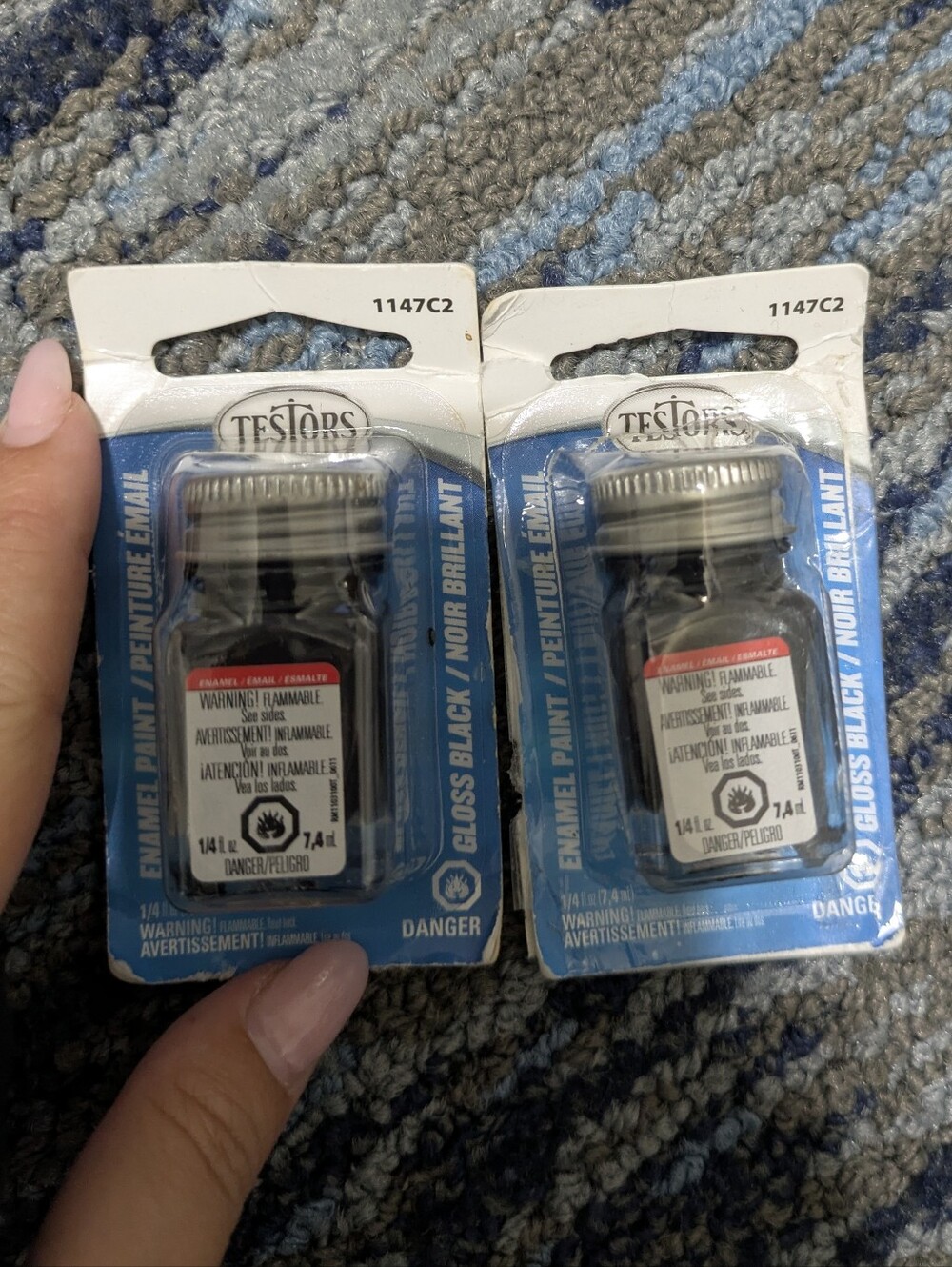 NWT Testors Gloss Black Enamel Paint